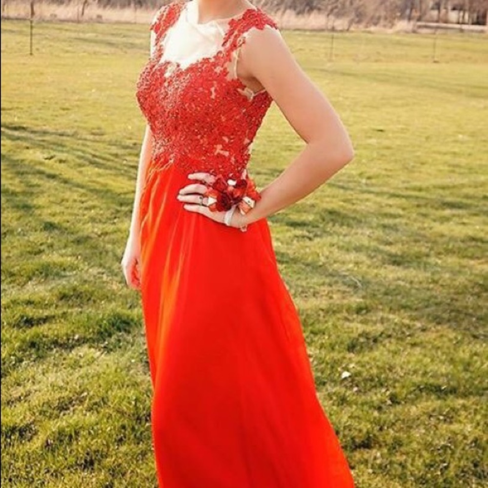 Red dress